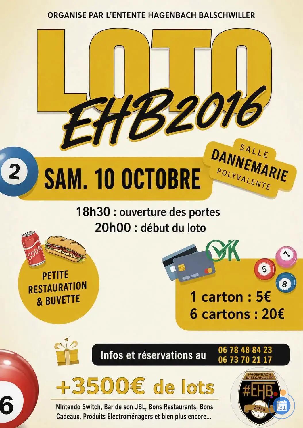 Image Loto EHB 2016 (photo 1)