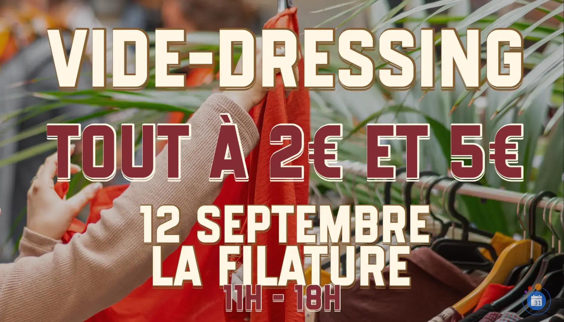 Image Vide dressing : tout à 2€ et 5€ (photo 1)