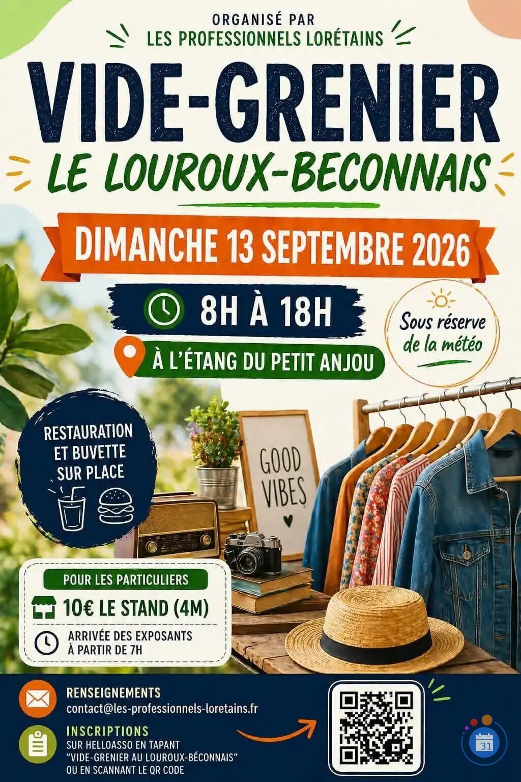 Image Vide grenier association professionnels loretains (photo 1)