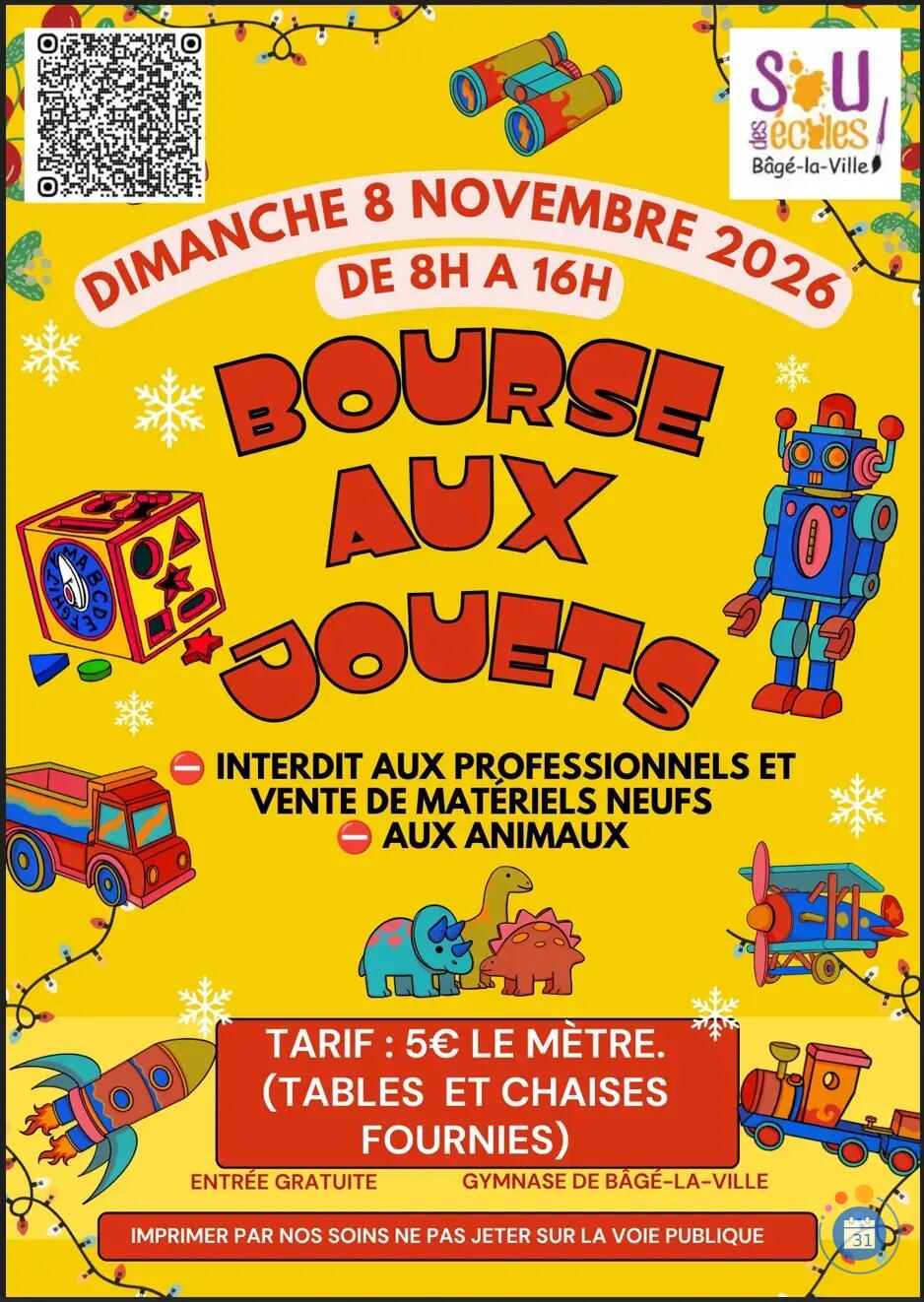 Image BOURSE AUX JOUETS (photo 1)