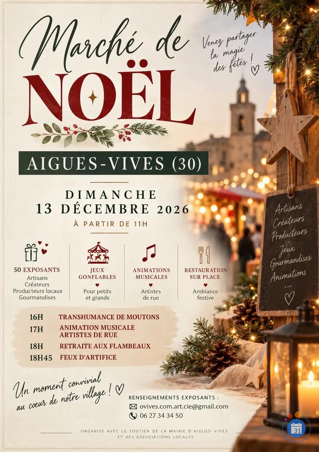 Image Marché de Noël d'Aigues Vives (photo 1)