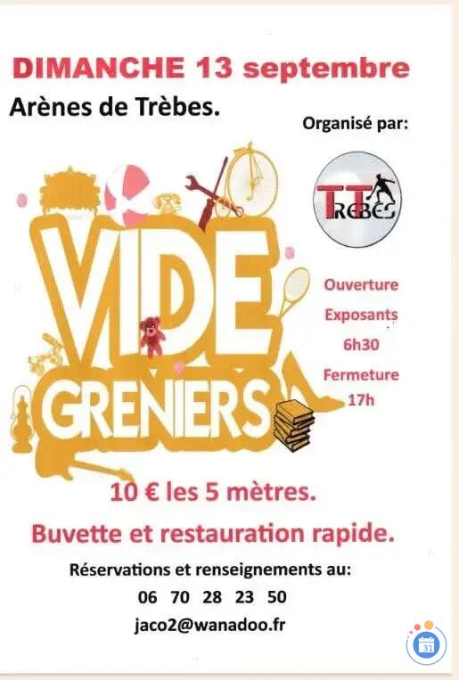 Image Vide grenier Tennis de Table Trèbes (photo 1)