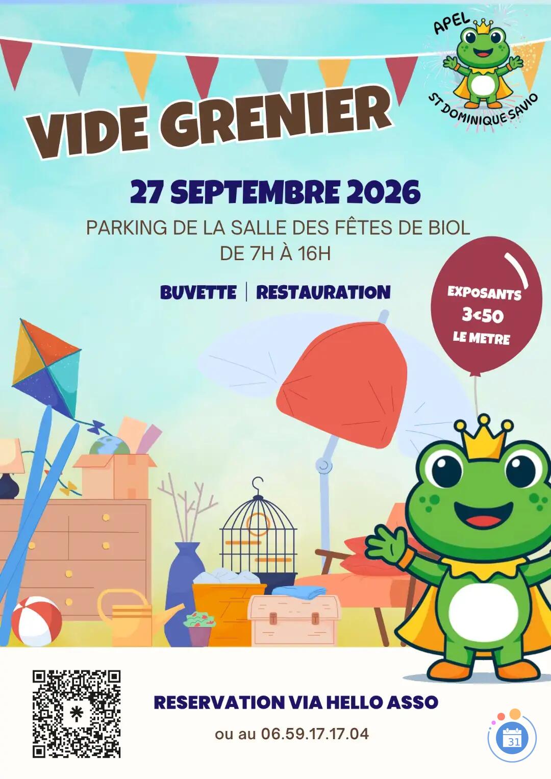 Image Vide grenier de l'APEL Dt Dominique Savio (photo 1)