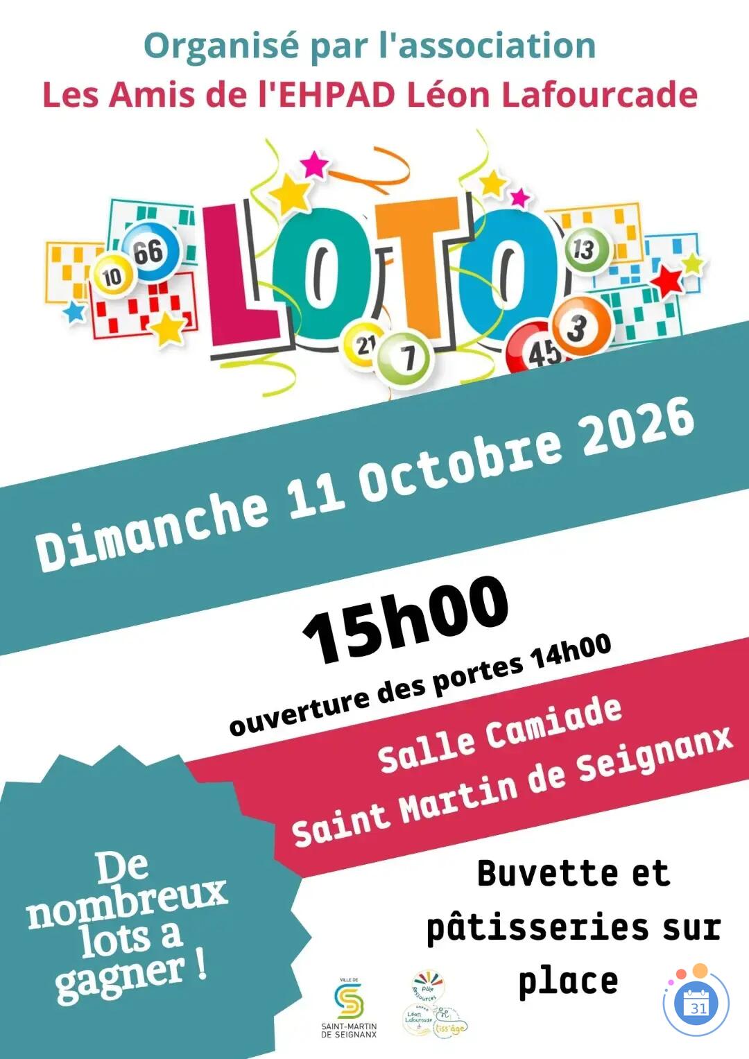 Image Loto des Amis de l'EHPAD Léon Lafourcade (photo 1)
