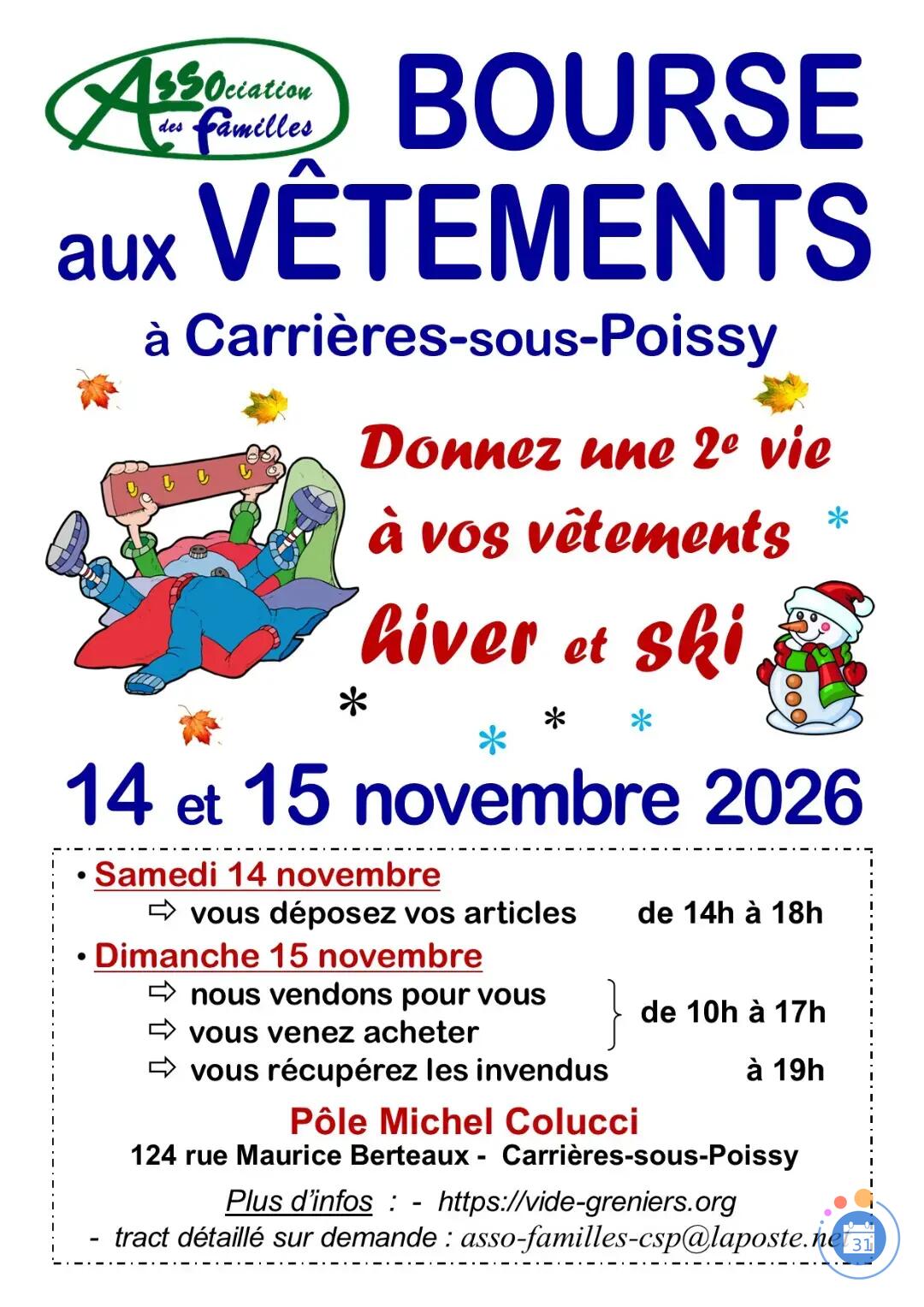 Image Bourse aux vêtements Automne-Hiver-Ski (photo 1)
