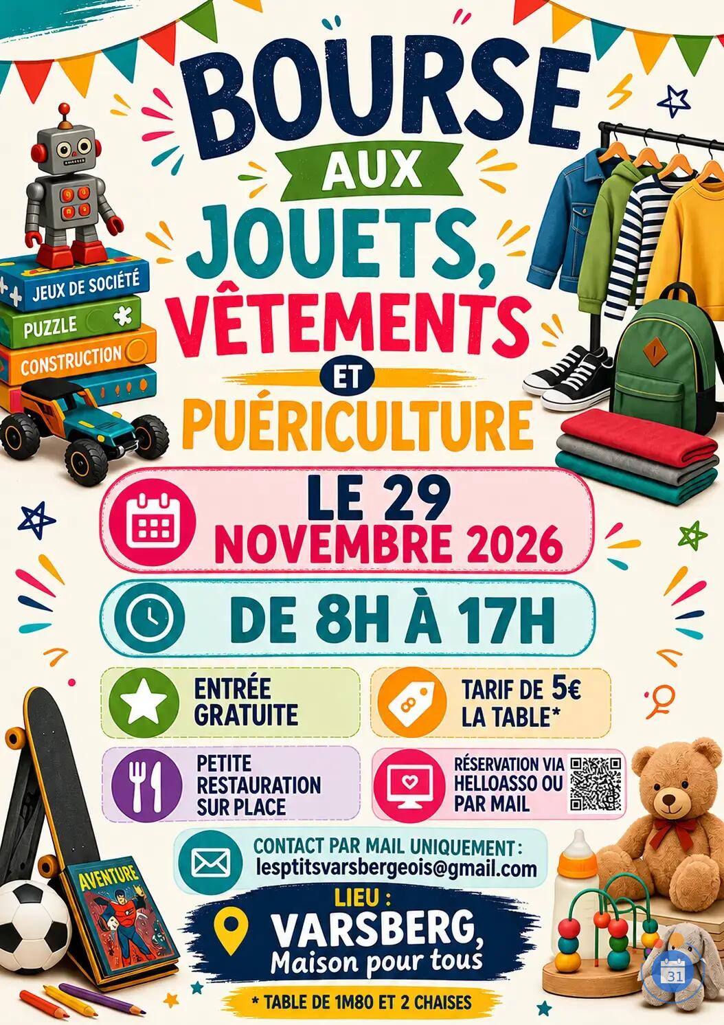 Image Bourse aux jouets, vêtements et puériculture (photo 1)