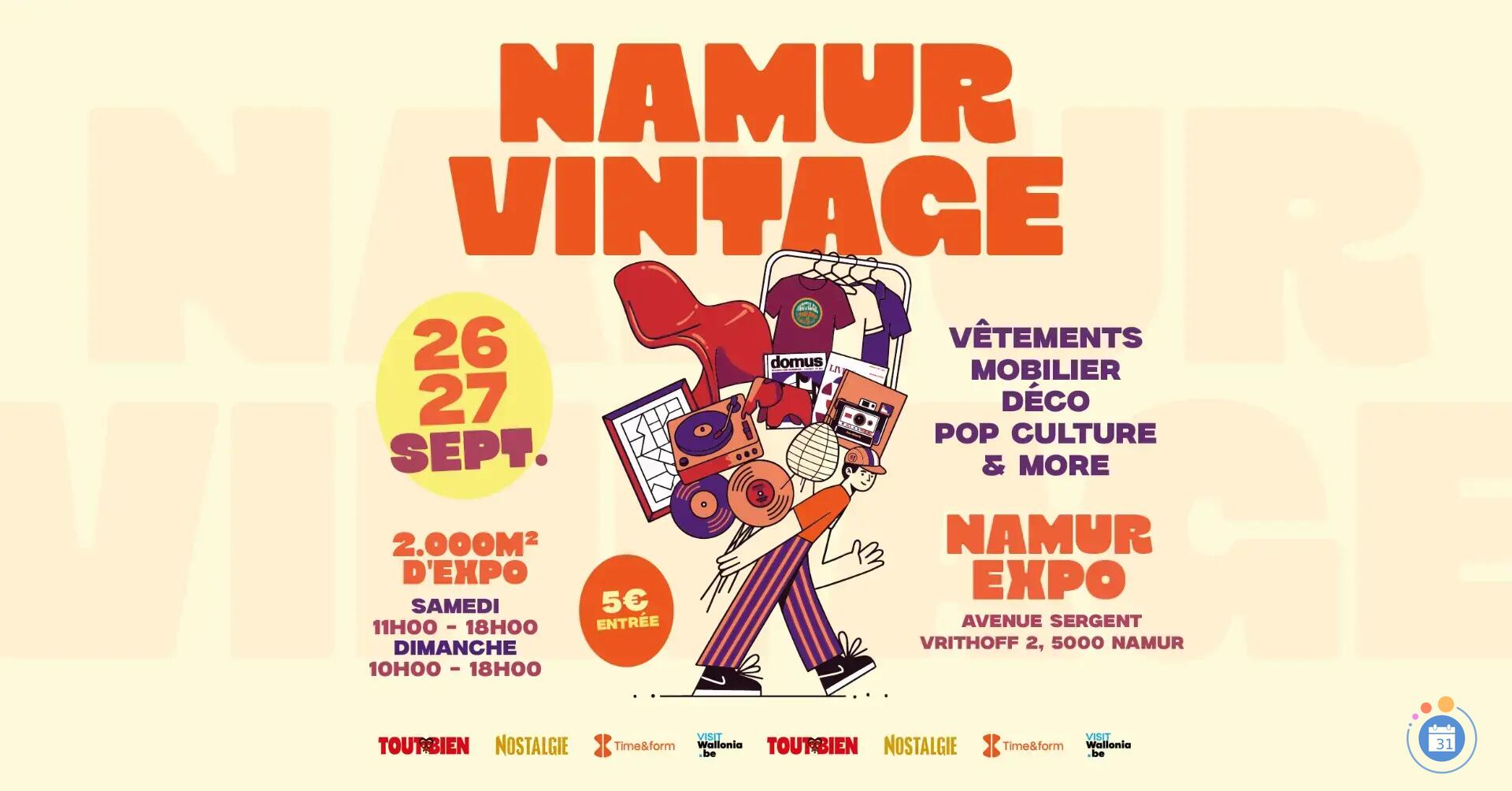 Image NAMUR VINTAGE - Le Salon du Vintage à Namur Expo (2000 m2) (photo 1)