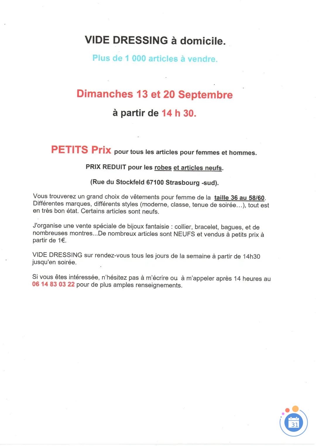 Image VIDE DRESSING A DOMICILE (photo 1)