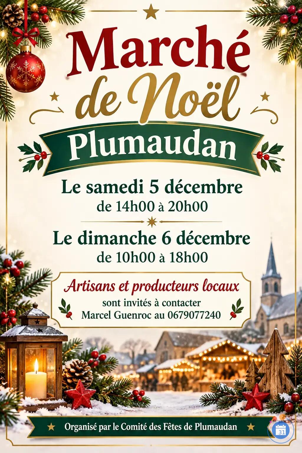 Image Marché de Noël de Plumaudan Comité des Fêtes (photo 1)