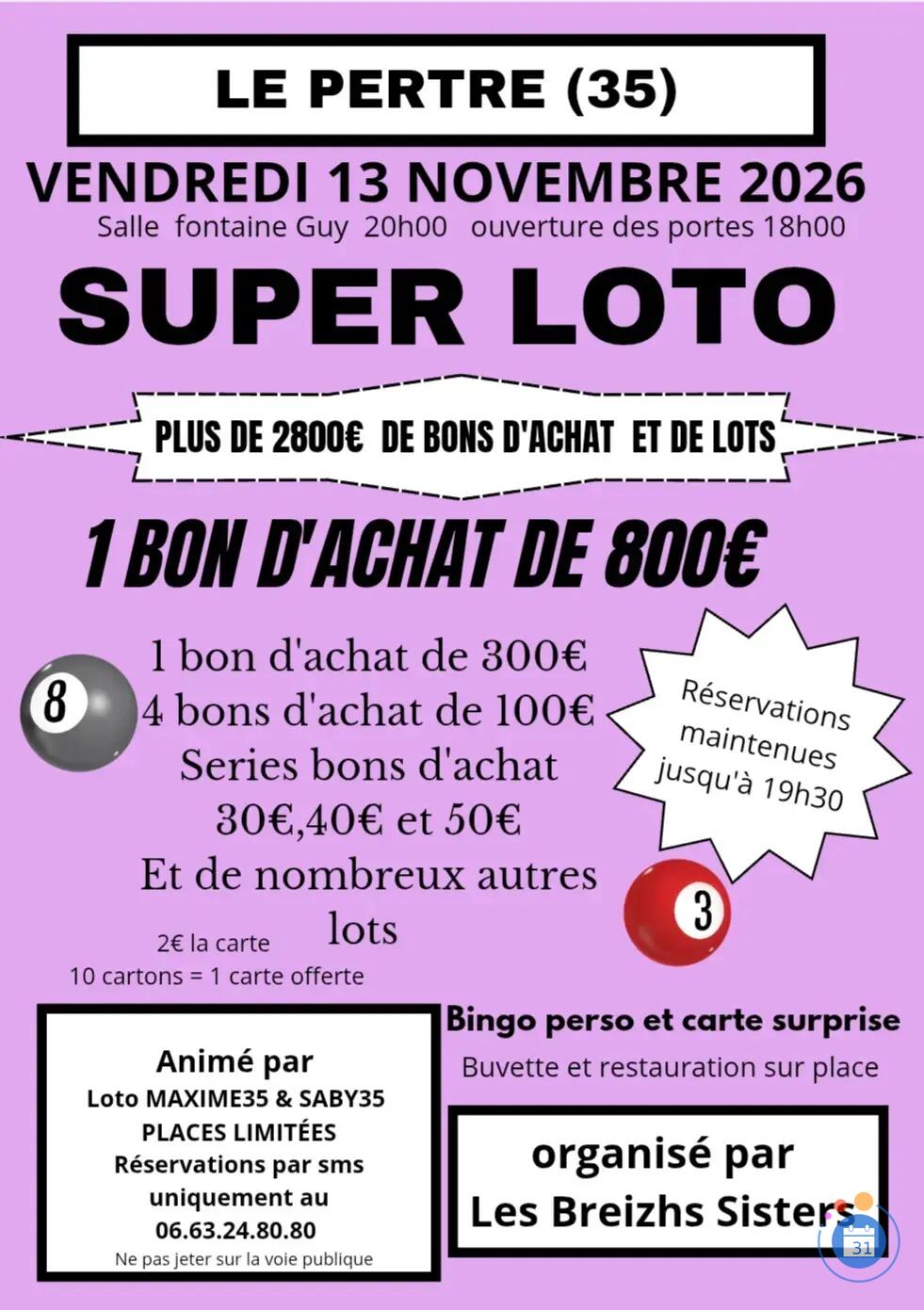 Flyer Super loto