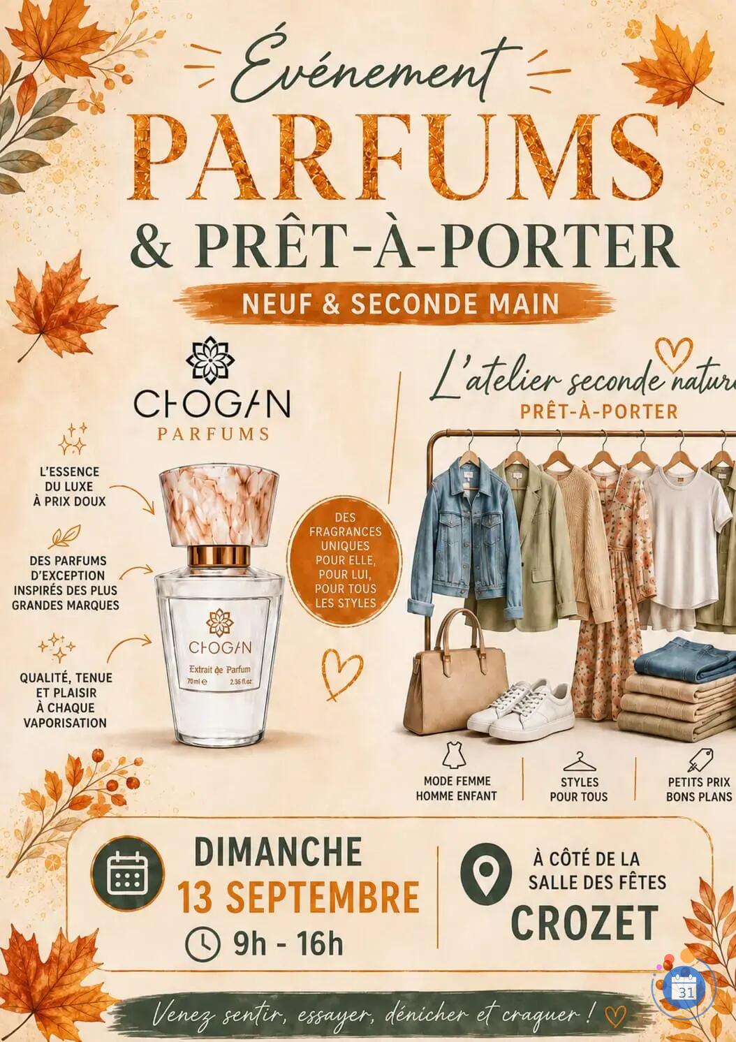 Image Vente de parfums Chogan et prêt-à-porter de seconde main (photo 1)