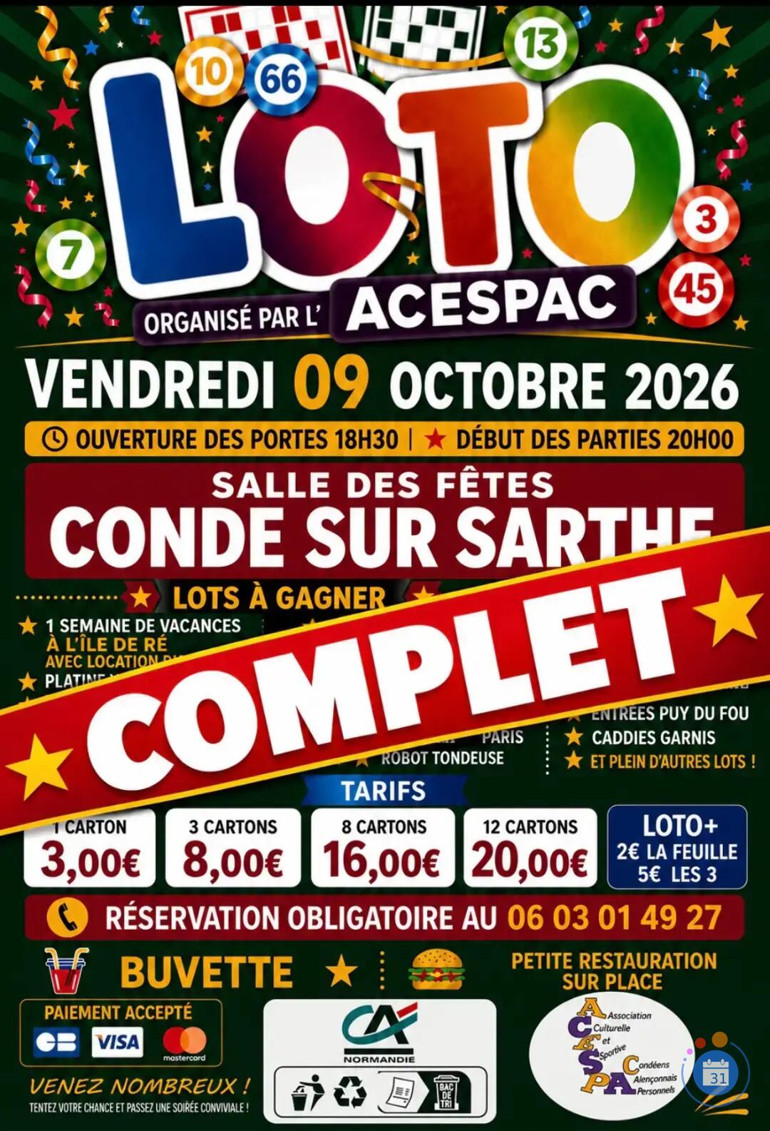 Flyer Loto acespac