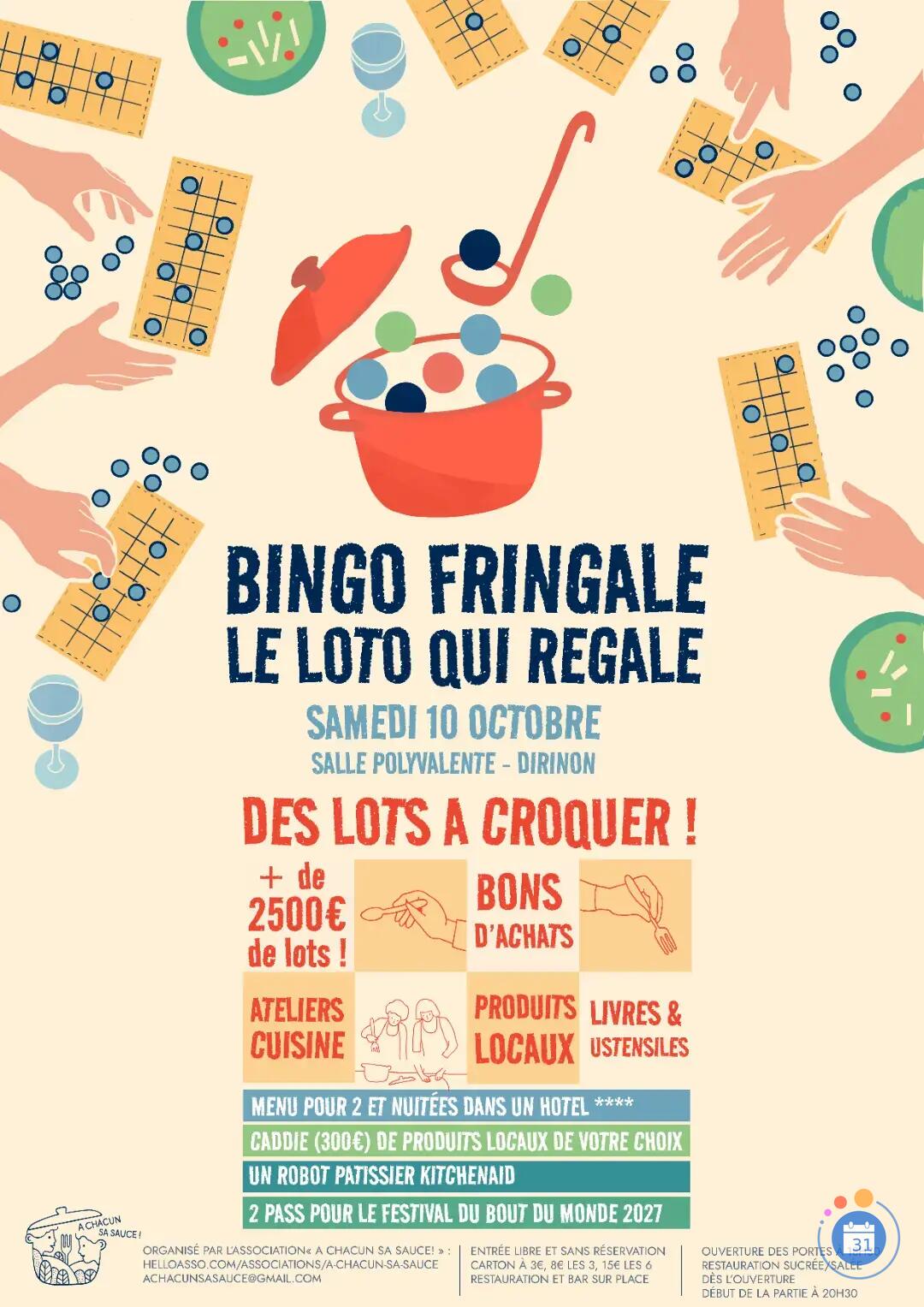 Image BINGO FRINGALE / Le loto qui régale (photo 1)
