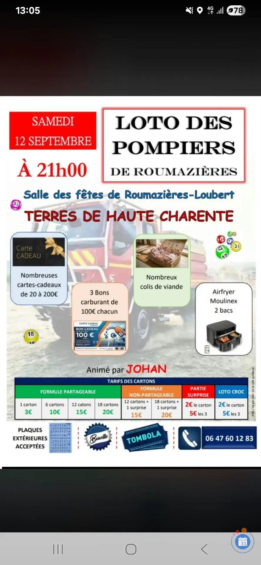 Image Loto des pompiers (photo 1)