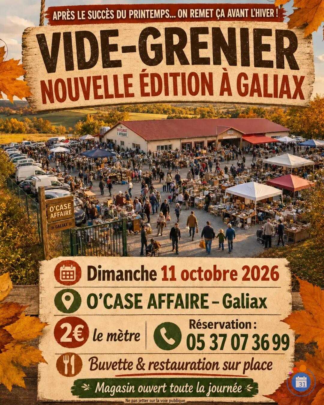 Image Vide Grenier O'case Affaire Nouvelle Edition (photo 1)