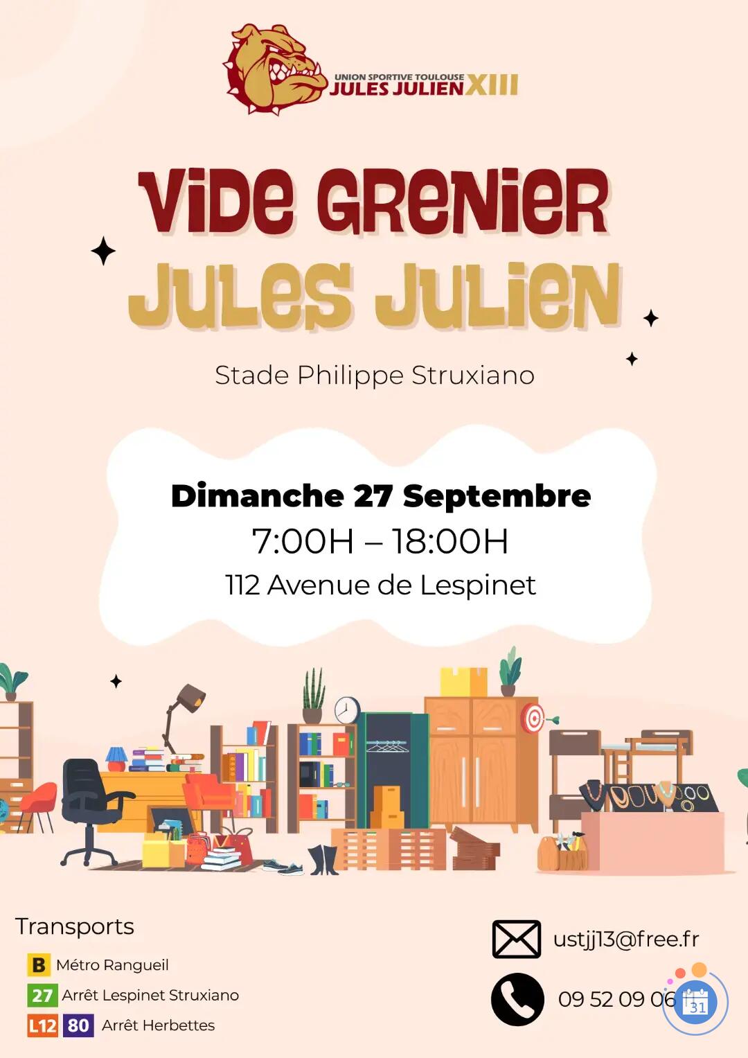 Image Vide Grenier Jules Julien (photo 1)