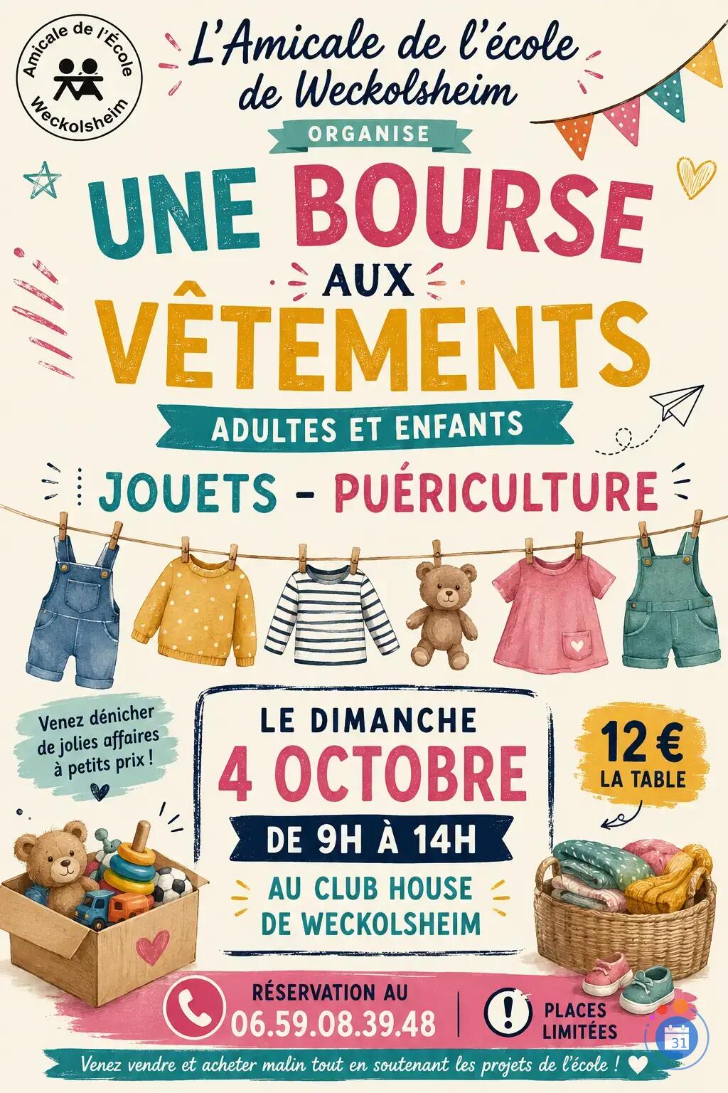 Image Bourse aux vêtements jouets et puériculture (photo 1)