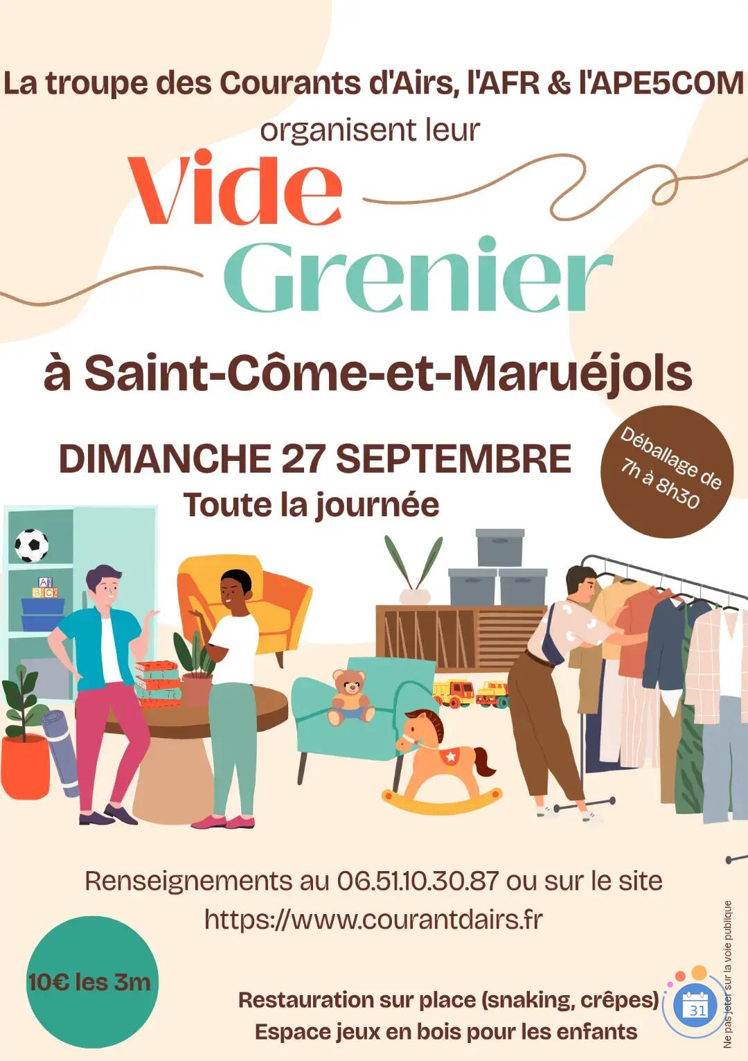 Image Vide grenier de Saint Côme et Maruéjols (30) (photo 1)