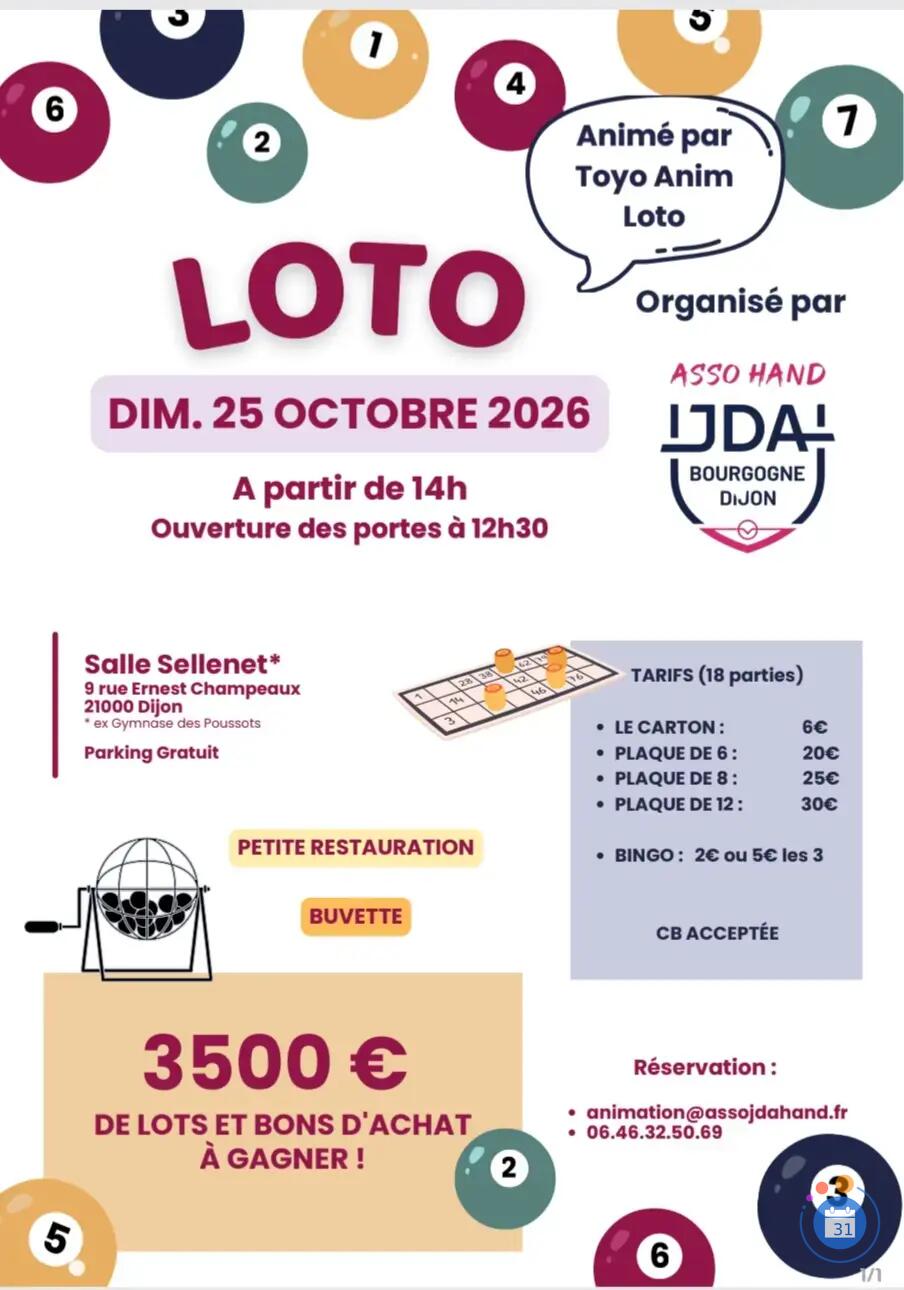 Image Loto JDA (photo 1)