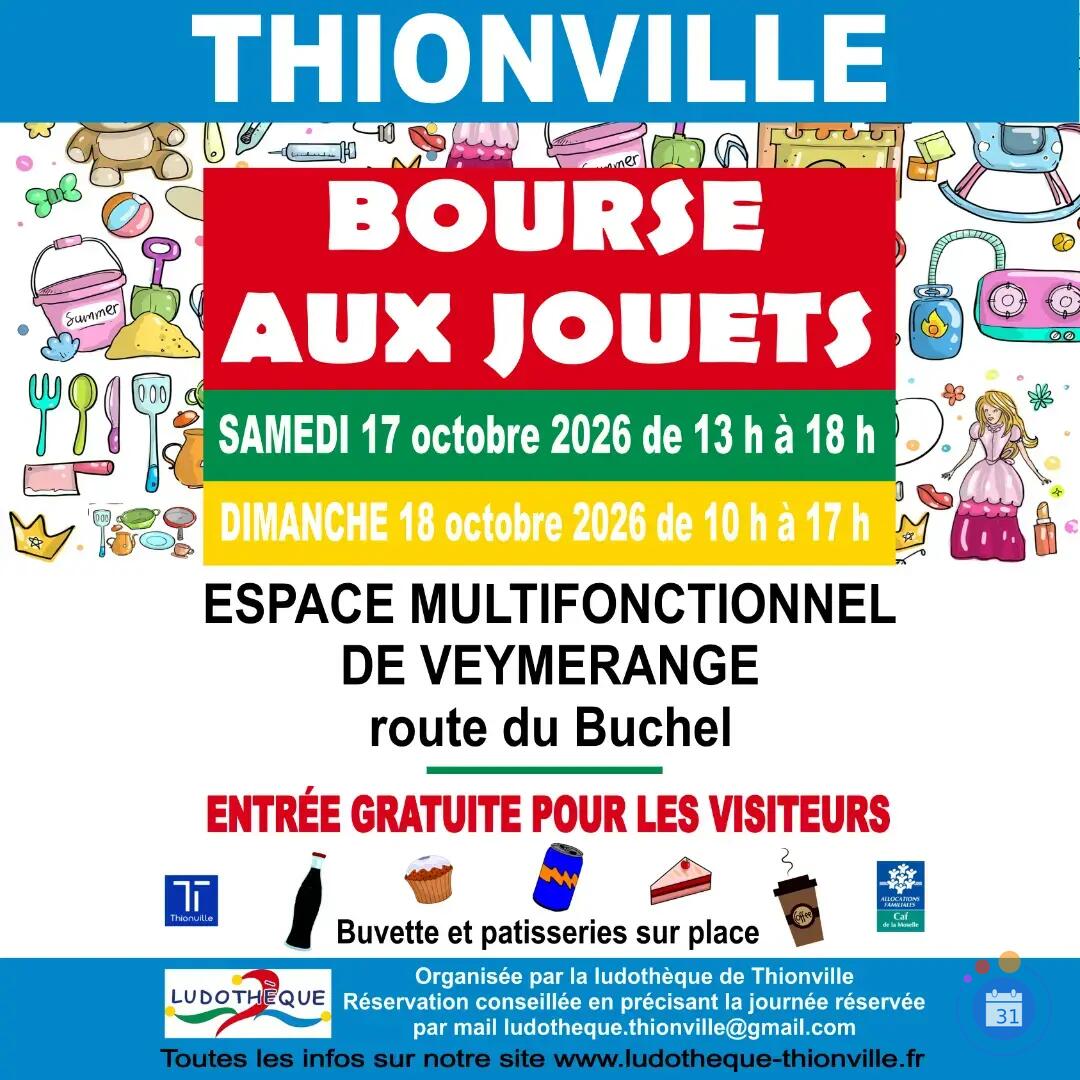 Image Bourse aux jouets organisée par la Ludothèque de Thionville (photo 1)