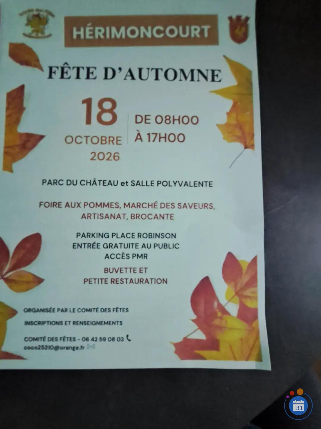 Image Foire d'automne Hérimoncourt (photo 1)