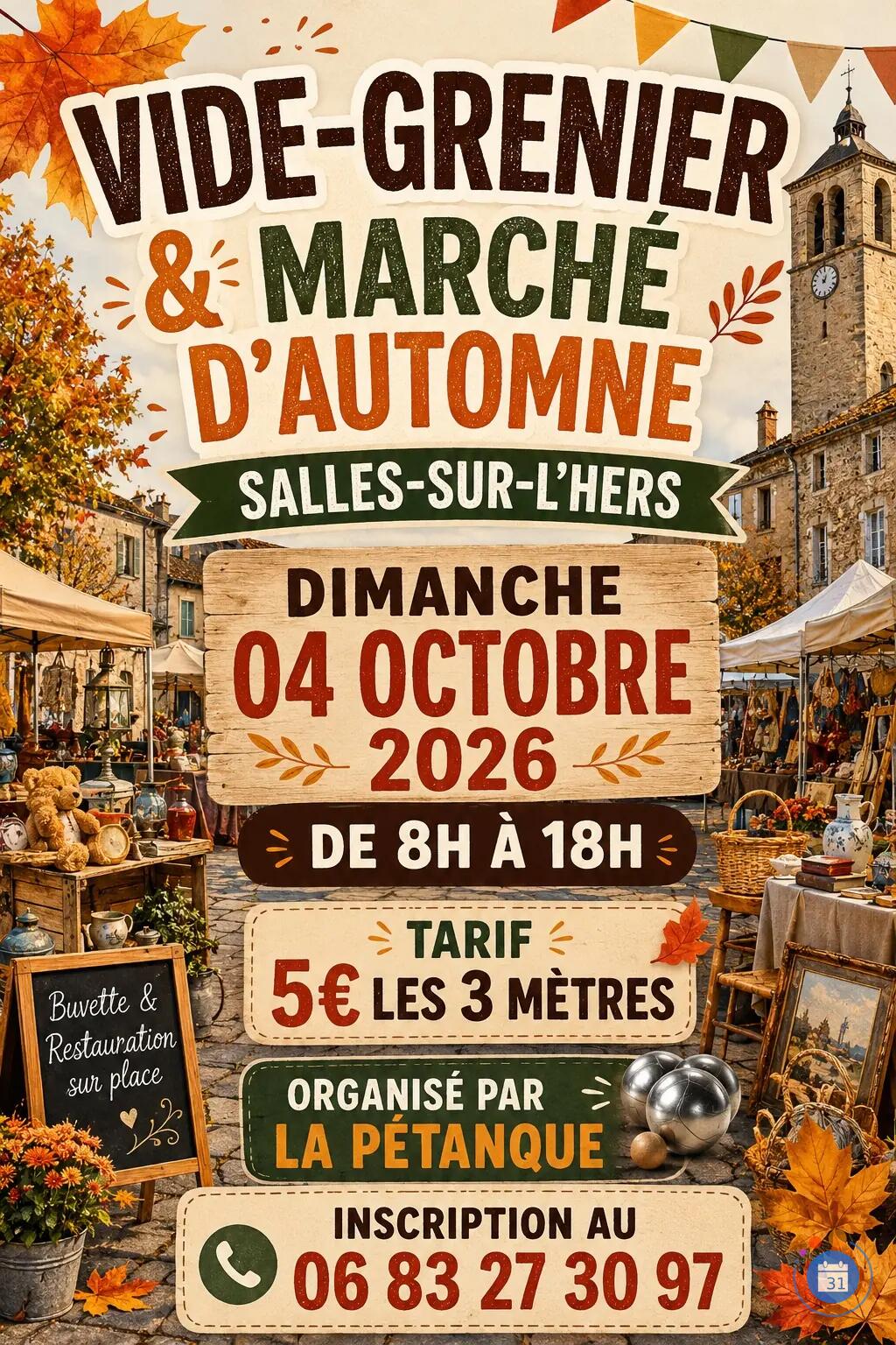Image Vide grenier et marché d’automne (photo 1)