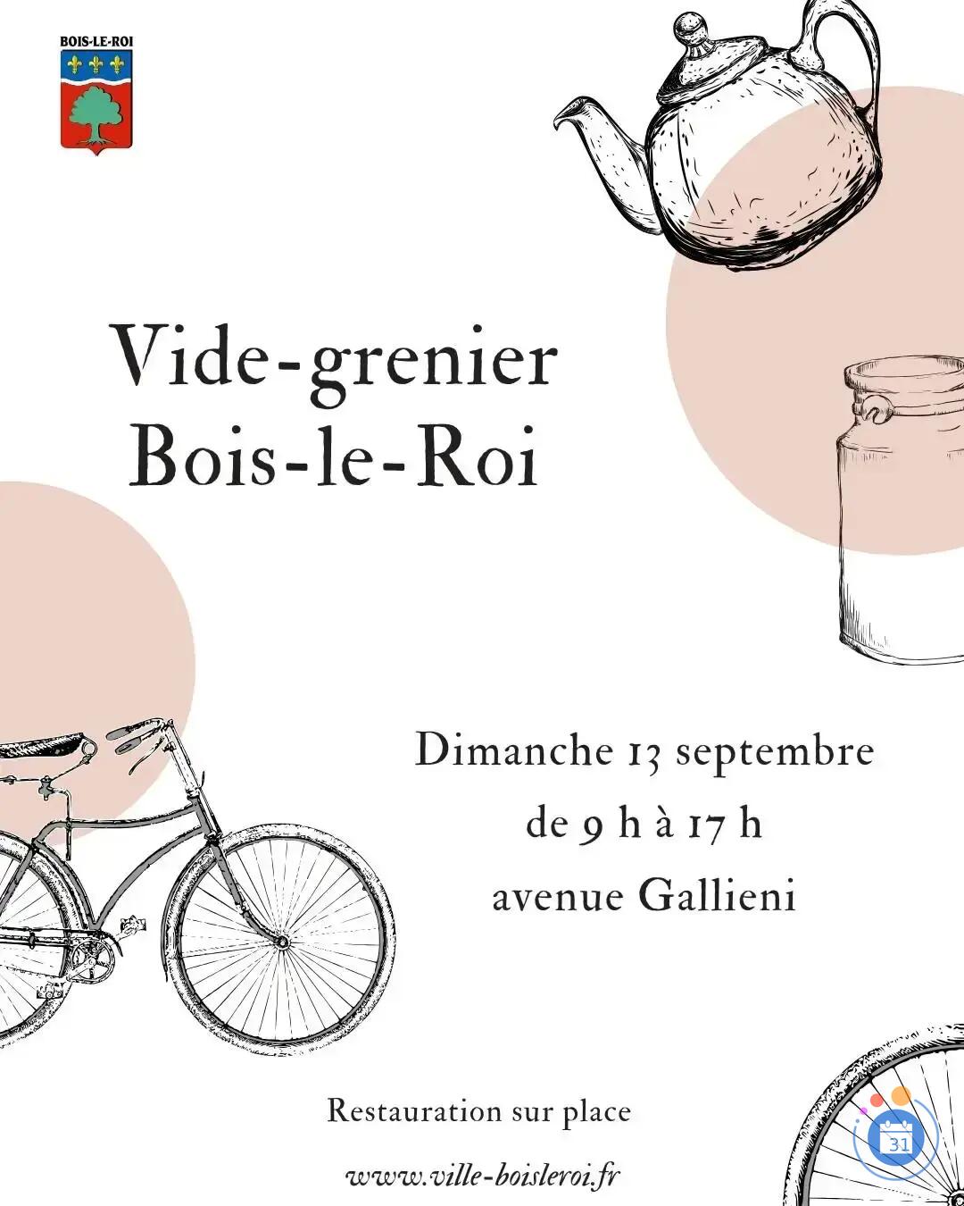 Image Vide grenier Bois-le-Roi (photo 1)