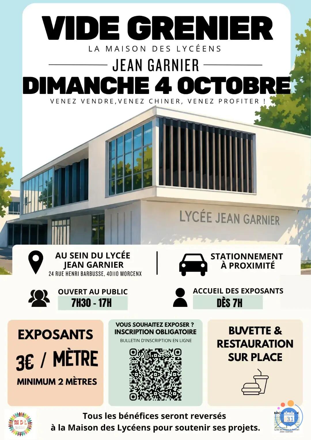 Image 1er vide-greniers du Lycée Jean Garnier (photo 1)