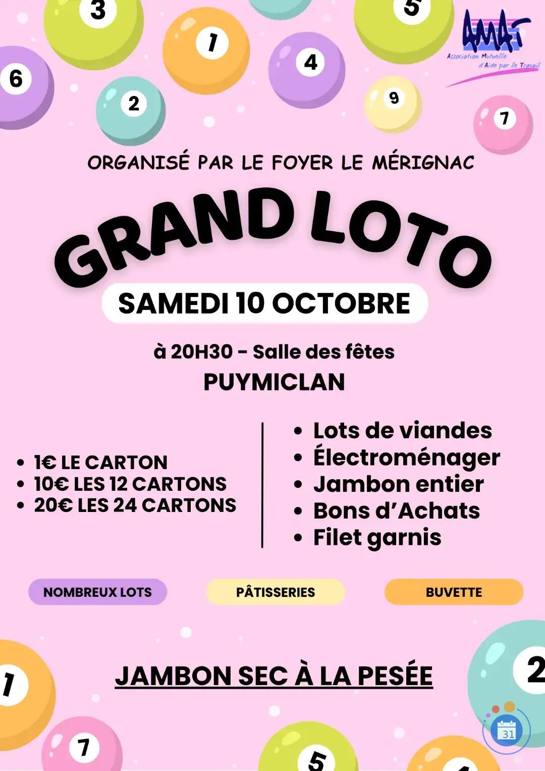 Image Loto organisé par le FH le Mérignac (photo 1)
