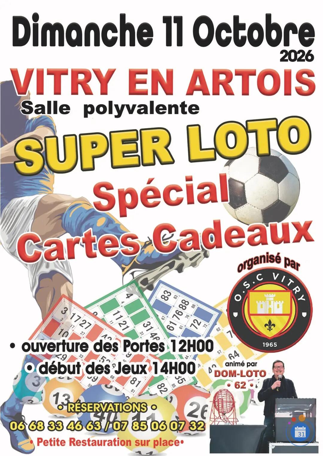 Image Loto du club de foot de Vitry (photo 1)