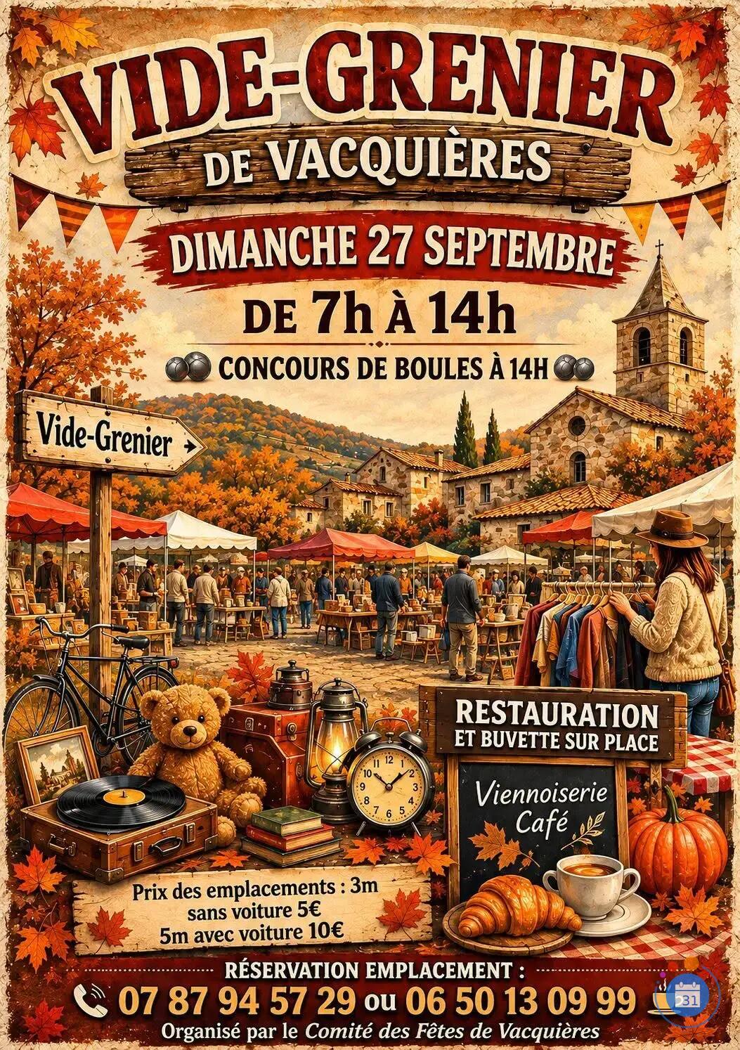 Image vide grenier de Vacquières (photo 1)