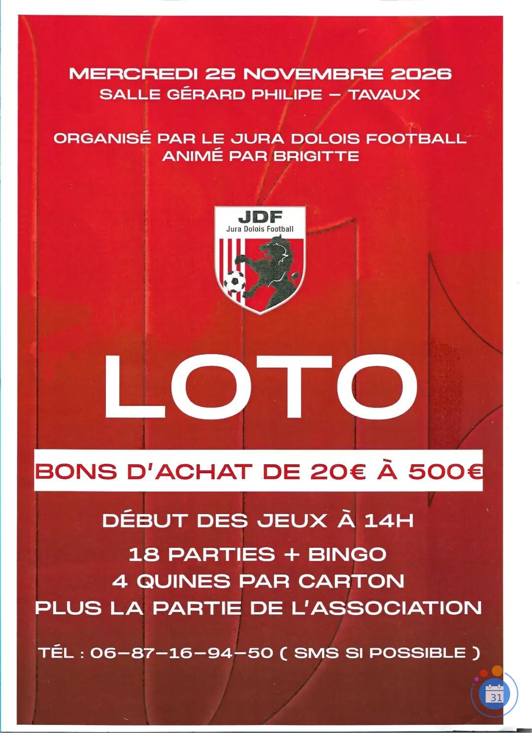 Image Loto du Jura Dolois Football (photo 1)