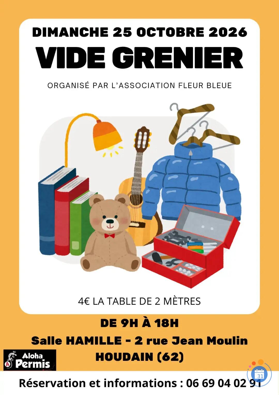 Image 6e édition du vide grenier de l'asso Fleur Bleue (photo 1)
