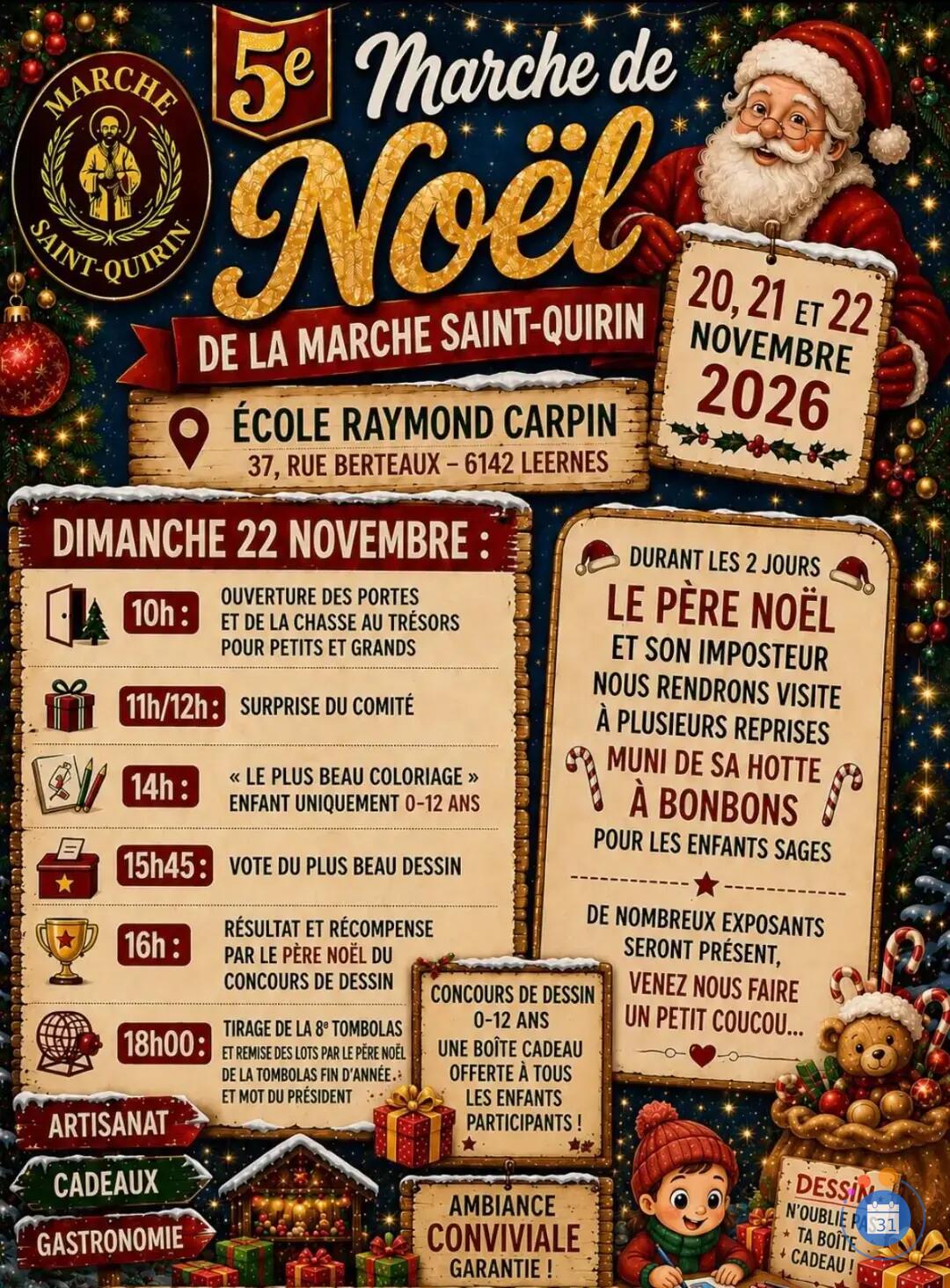 Image Marché de Noël Leernes (photo 1)