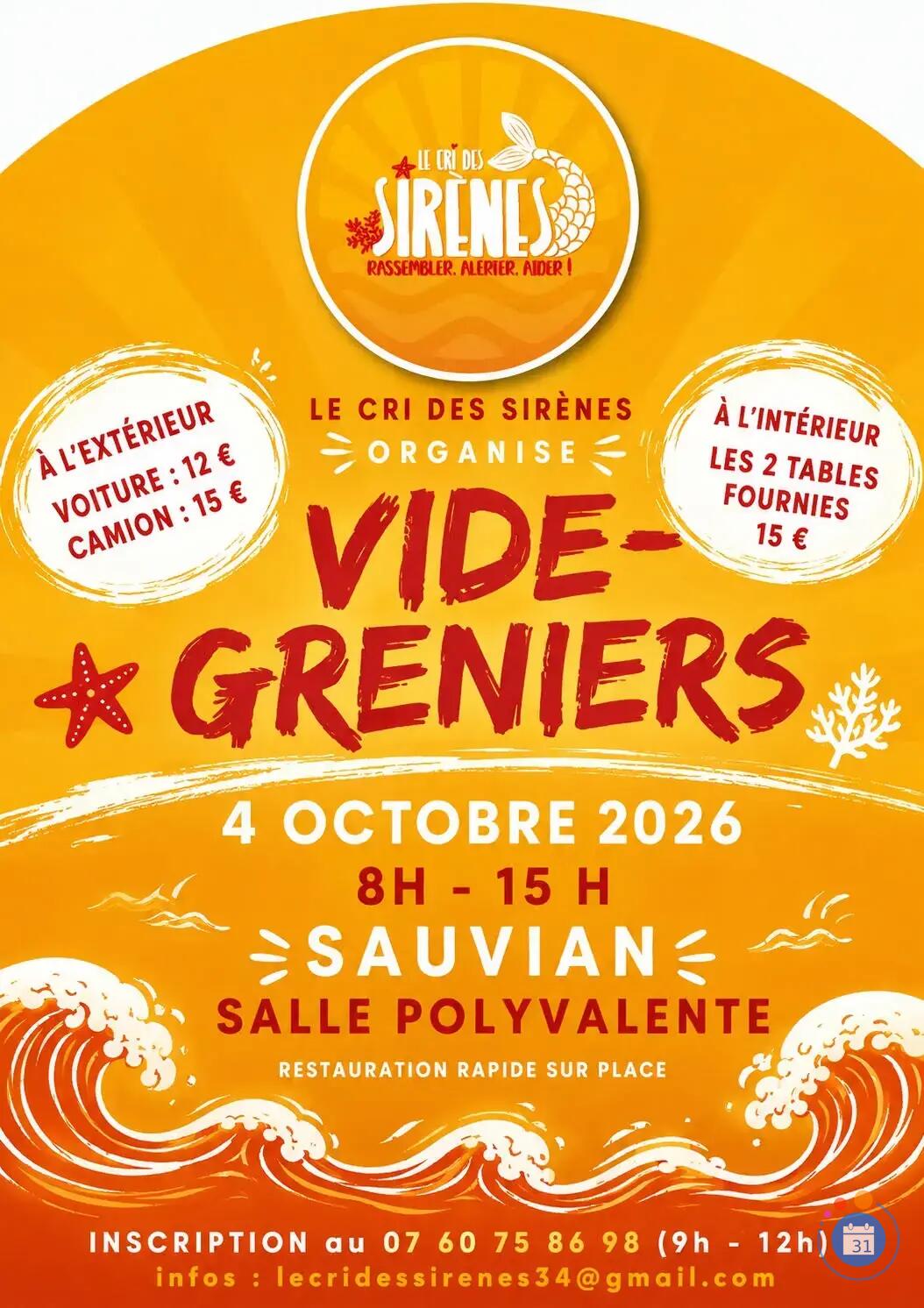 Image VIDE GRENIERS LE CRI DES SIRENES (photo 1)