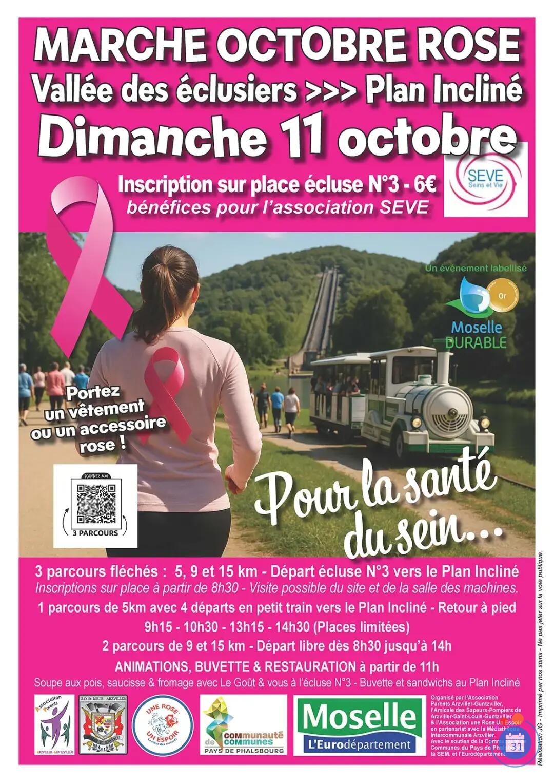 Image Marche Octobre Rose Vallée des Eclusiers (photo 1)