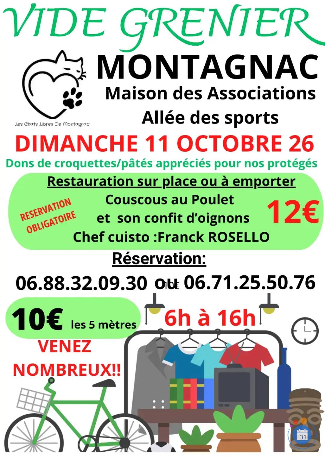 Image Vide grenier Les Chtas Libres de Montagnac (photo 1)