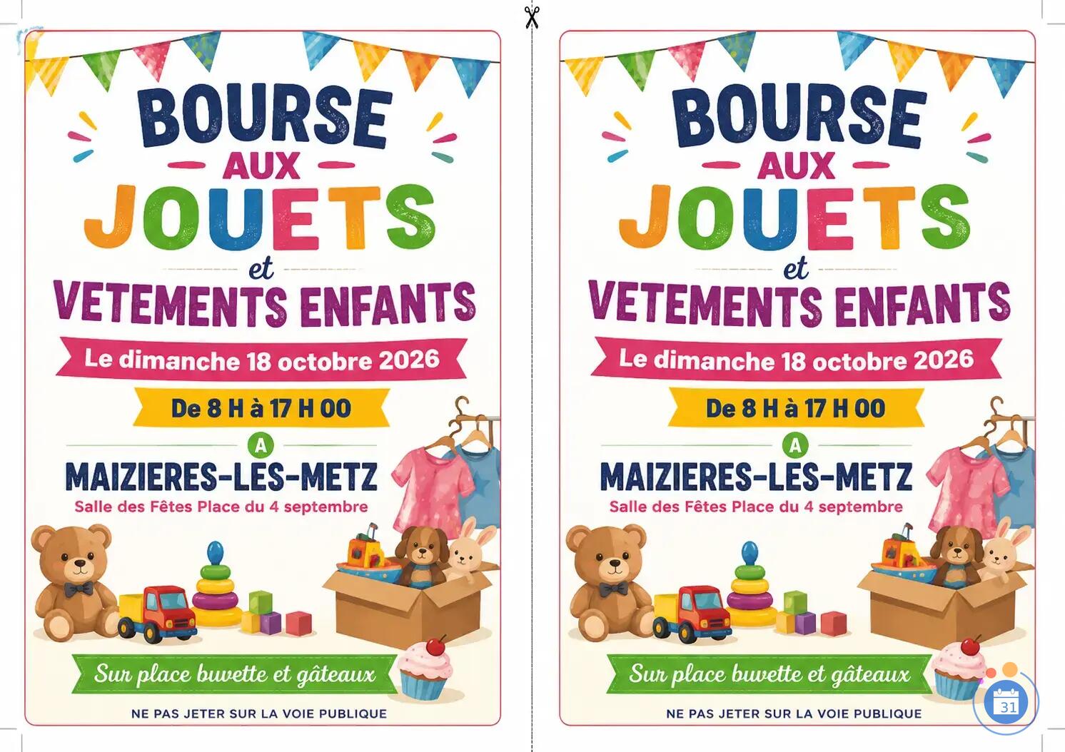 Image Bourse aux jouets et vêtements puériculture (photo 1)