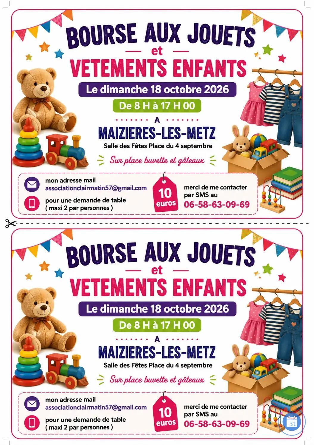 Image Bourse aux jouets et vêtements puériculture (photo 2)