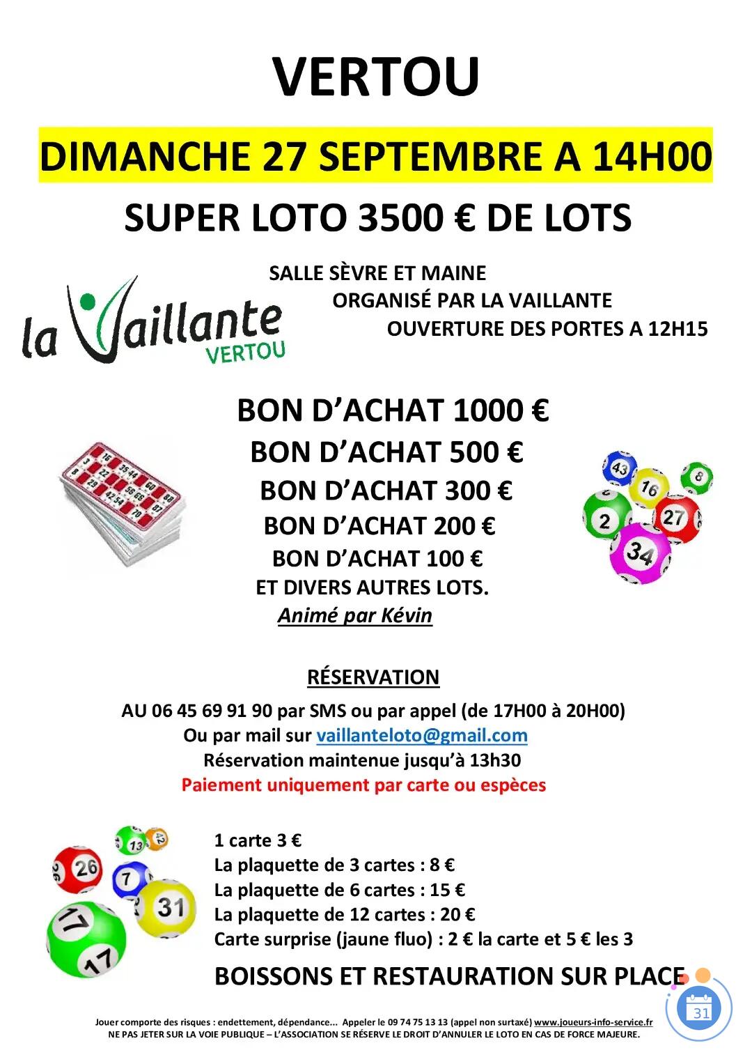 Image HYPER LOTO VERTOU la Vaillante (photo 1)