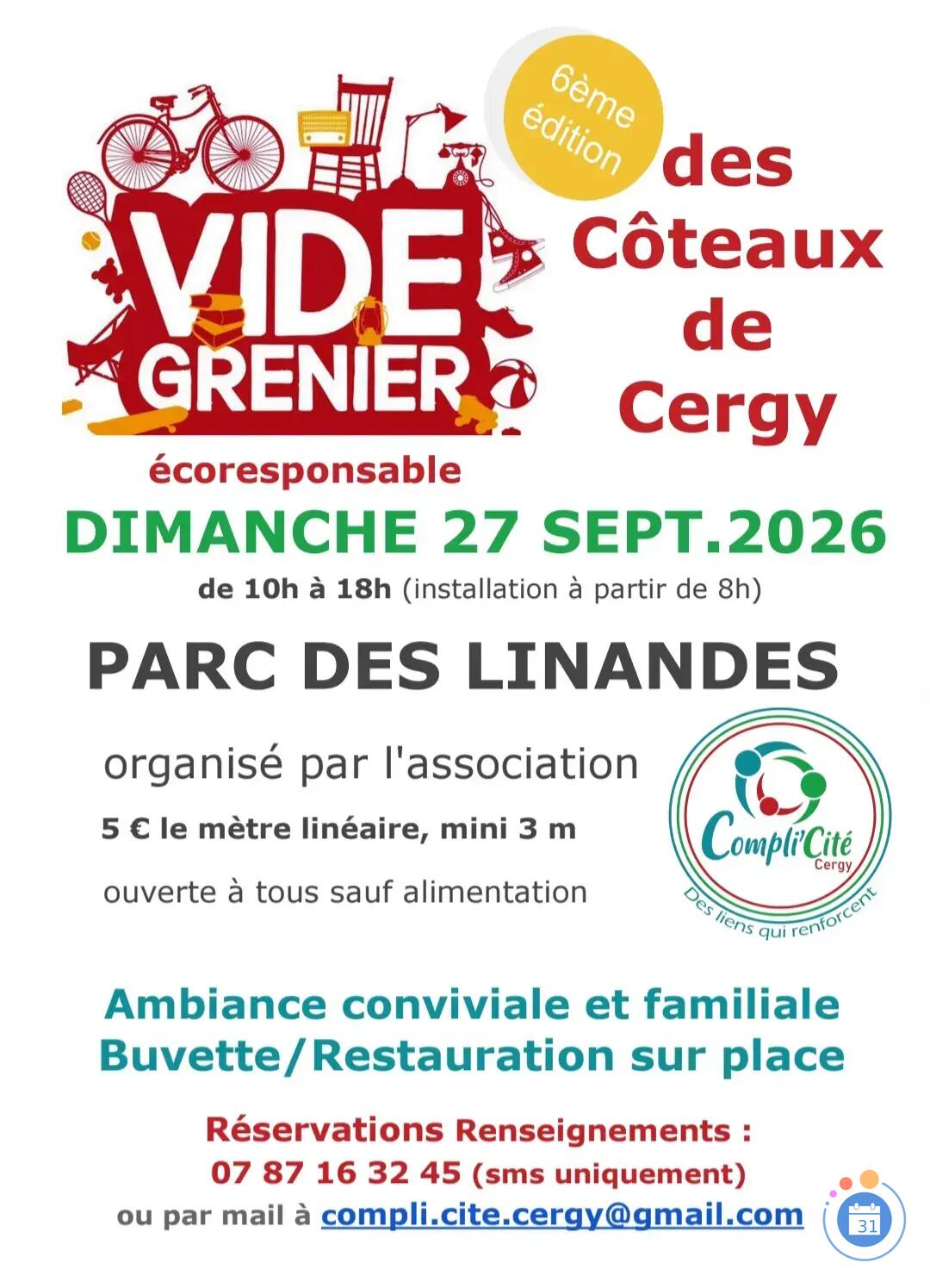 Image Vide Grenier des Côteaux de Cergy (photo 1)