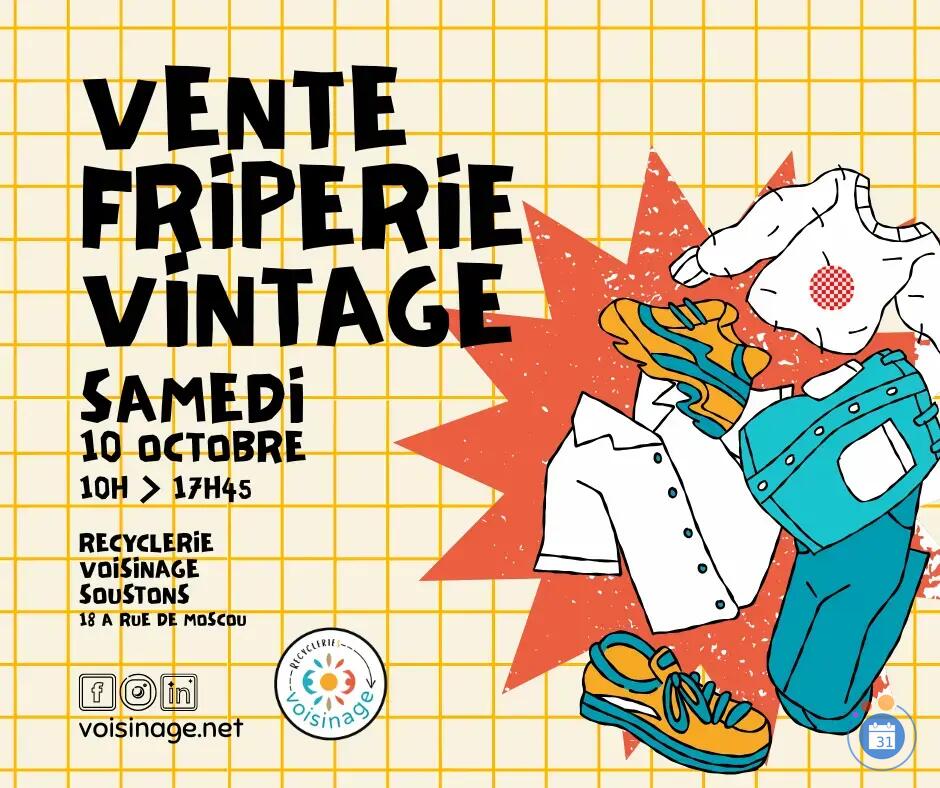 Image VENTE FRIPERIE VINTAGE (photo 1)