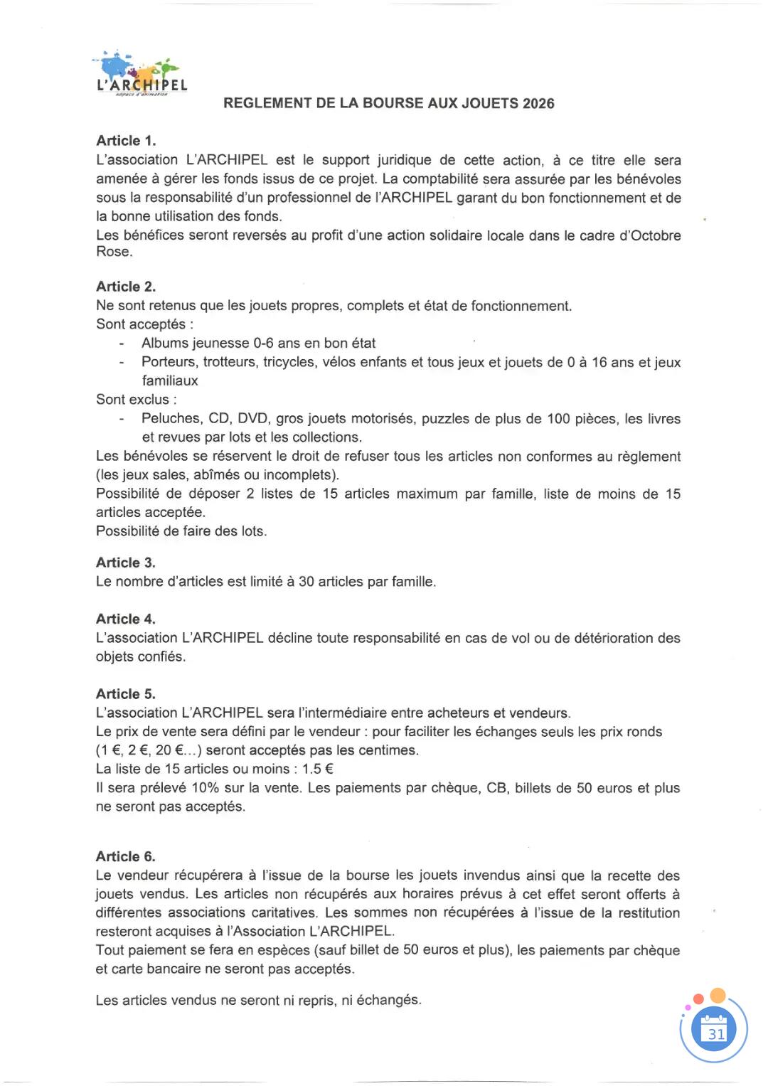 Image Bourse aux jouets solidaire (photo 3)