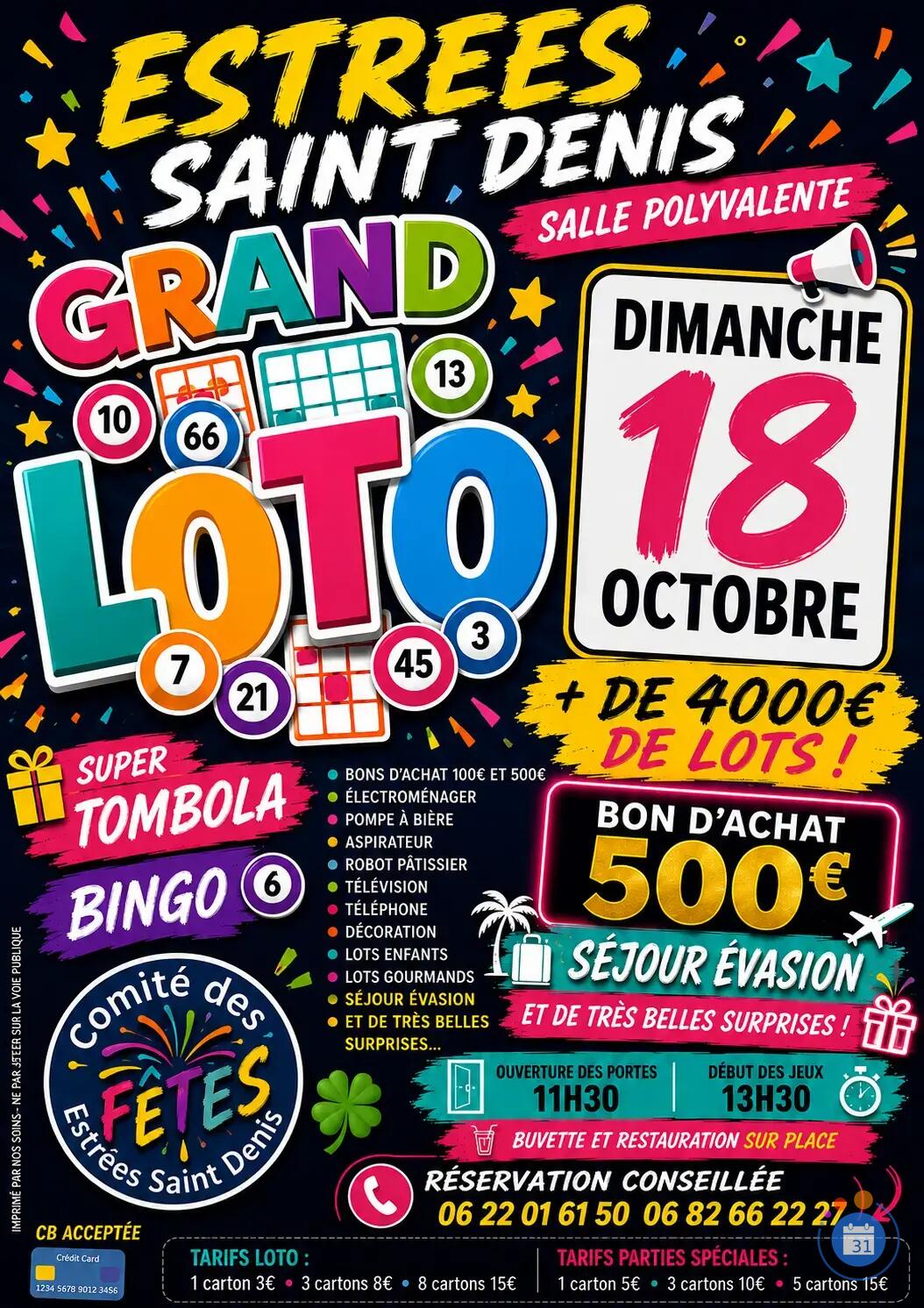 Image LOTO DU COMITE DES FETES (photo 1)