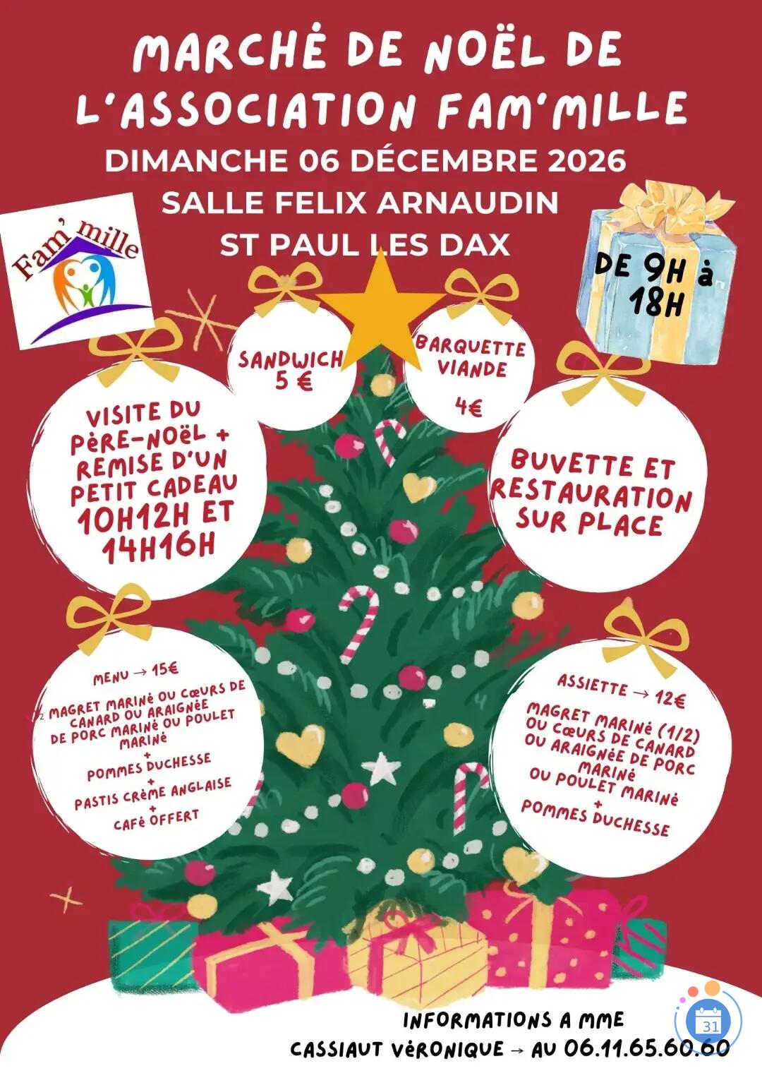 Image Marché de Noël de l'association Fam'mille (photo 1)