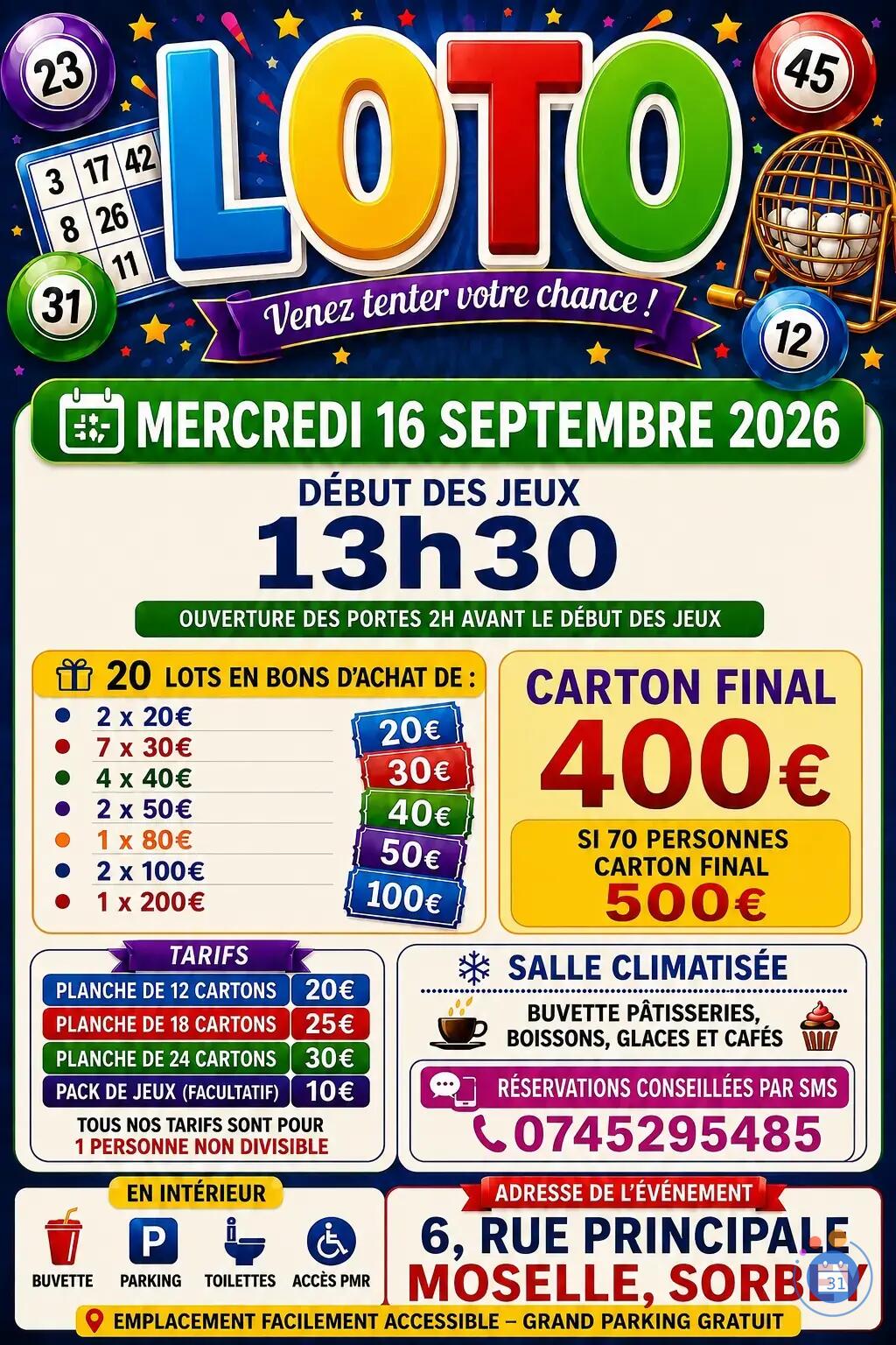 Image Loto spécial Bon d achat (photo 1)