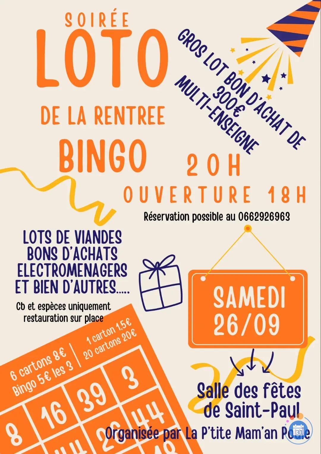 Image Loto de la rentrée (photo 1)