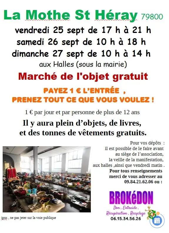 Image gratiféria marché de l'objet gratuit (photo 1)