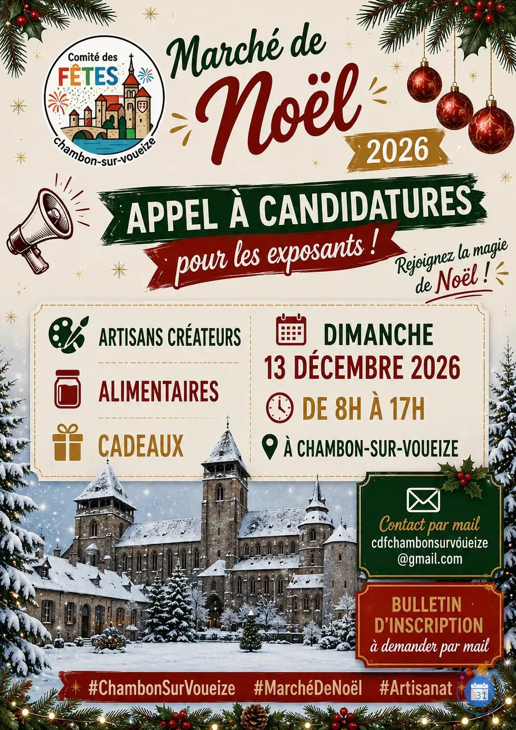 Image MARCHE DE NOEL CHAMBON SUR VOUEIZE (photo 1)