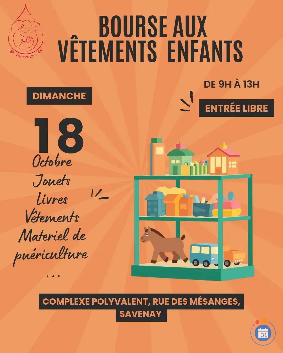 Image Bourse aux vêtements 0-16 ans (photo 1)